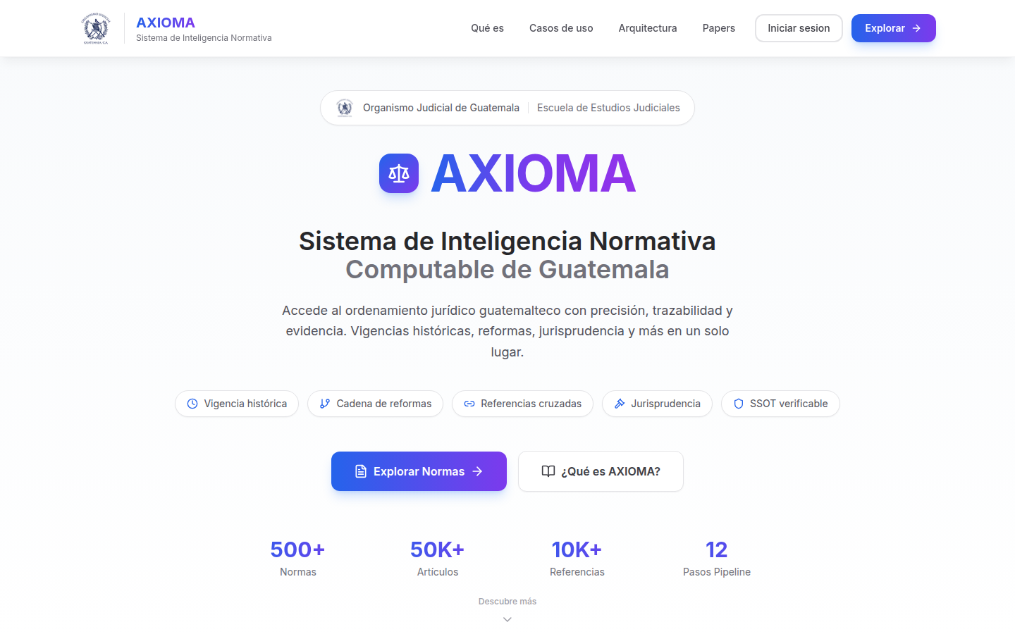 AXIOMA - Sistema de Inteligencia Normativa