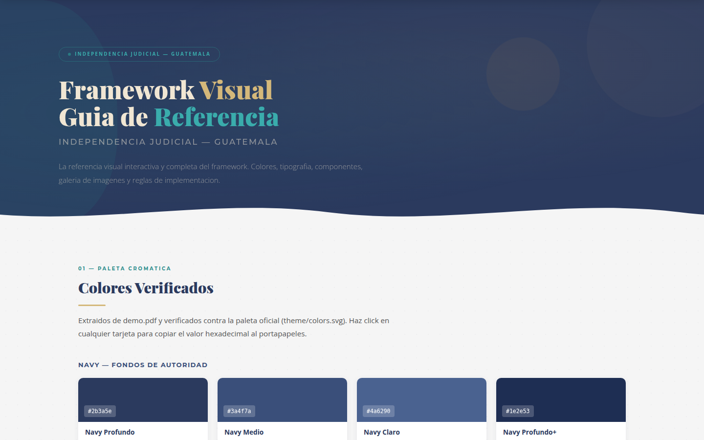 Sistema de diseño visual para cursos jurídicos